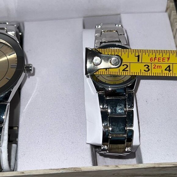 Luis Cardini watch set matching ladies and men’s quartz  tested has new batterie - Picture 5 of 10